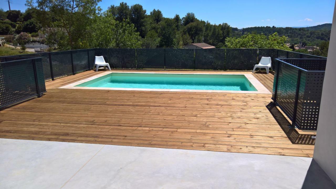 Villa Piscine Sud France Verzeille Екстериор снимка