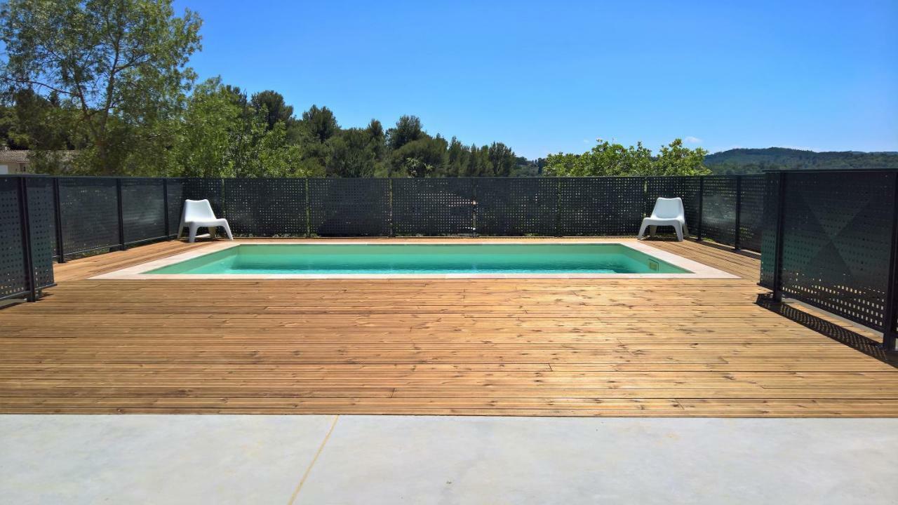 Villa Piscine Sud France Verzeille Екстериор снимка