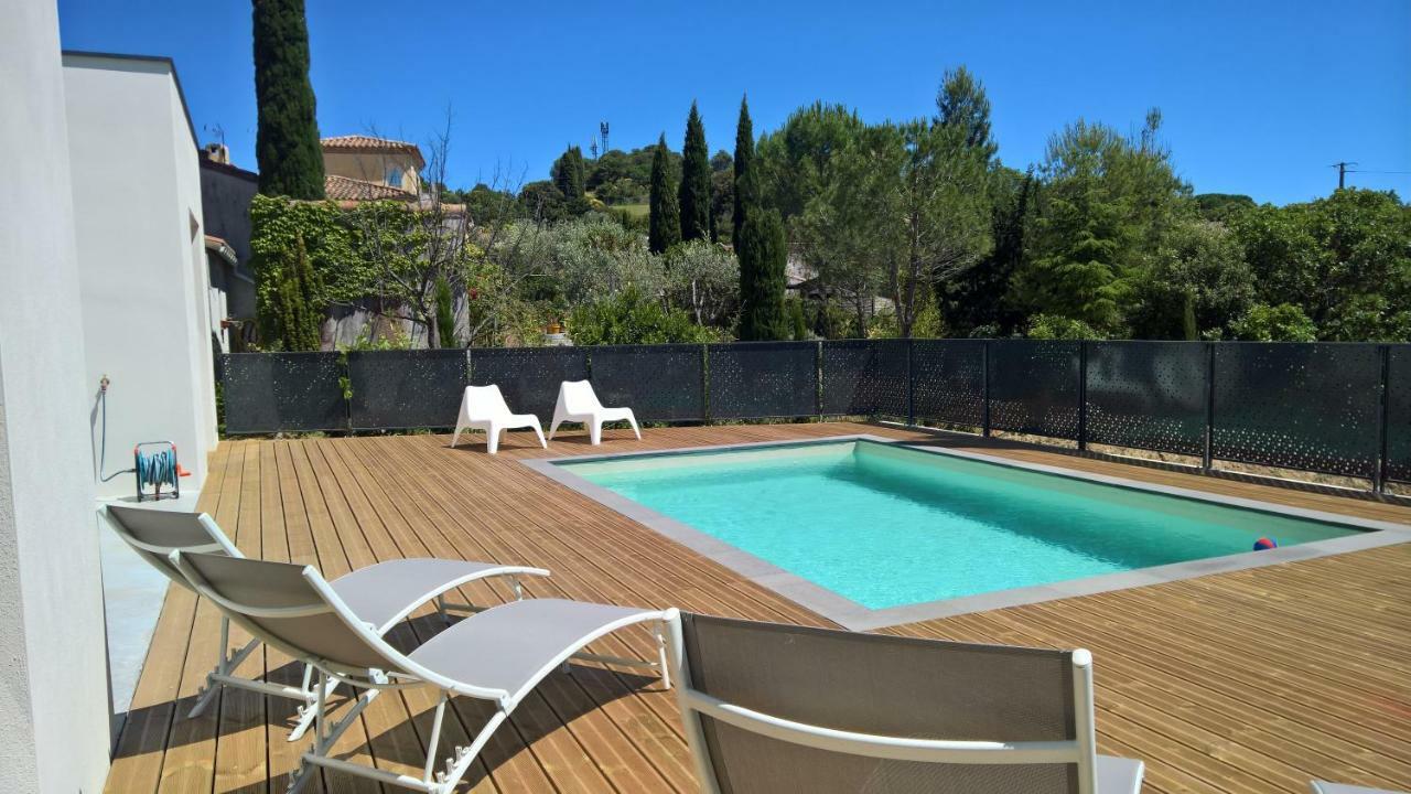 Villa Piscine Sud France Verzeille Екстериор снимка
