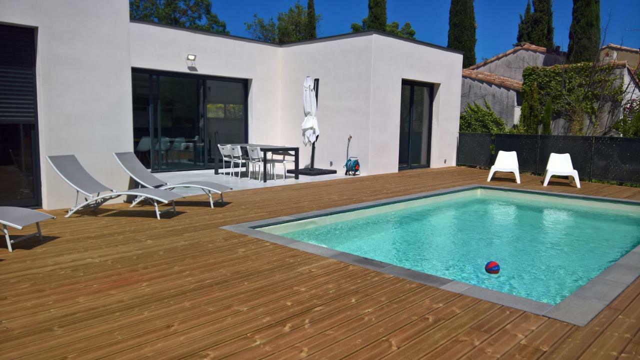 Villa Piscine Sud France Verzeille Екстериор снимка