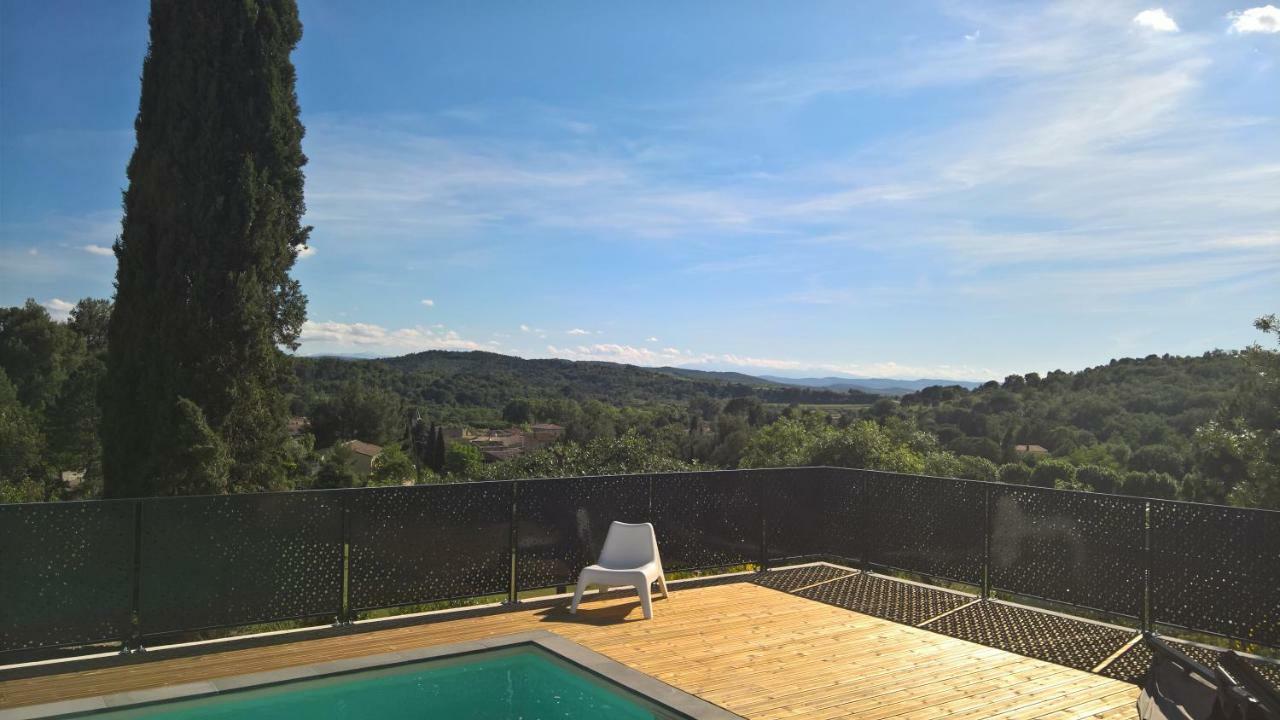 Villa Piscine Sud France Verzeille Екстериор снимка